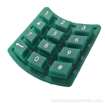 green Silicone Rubber Keypads